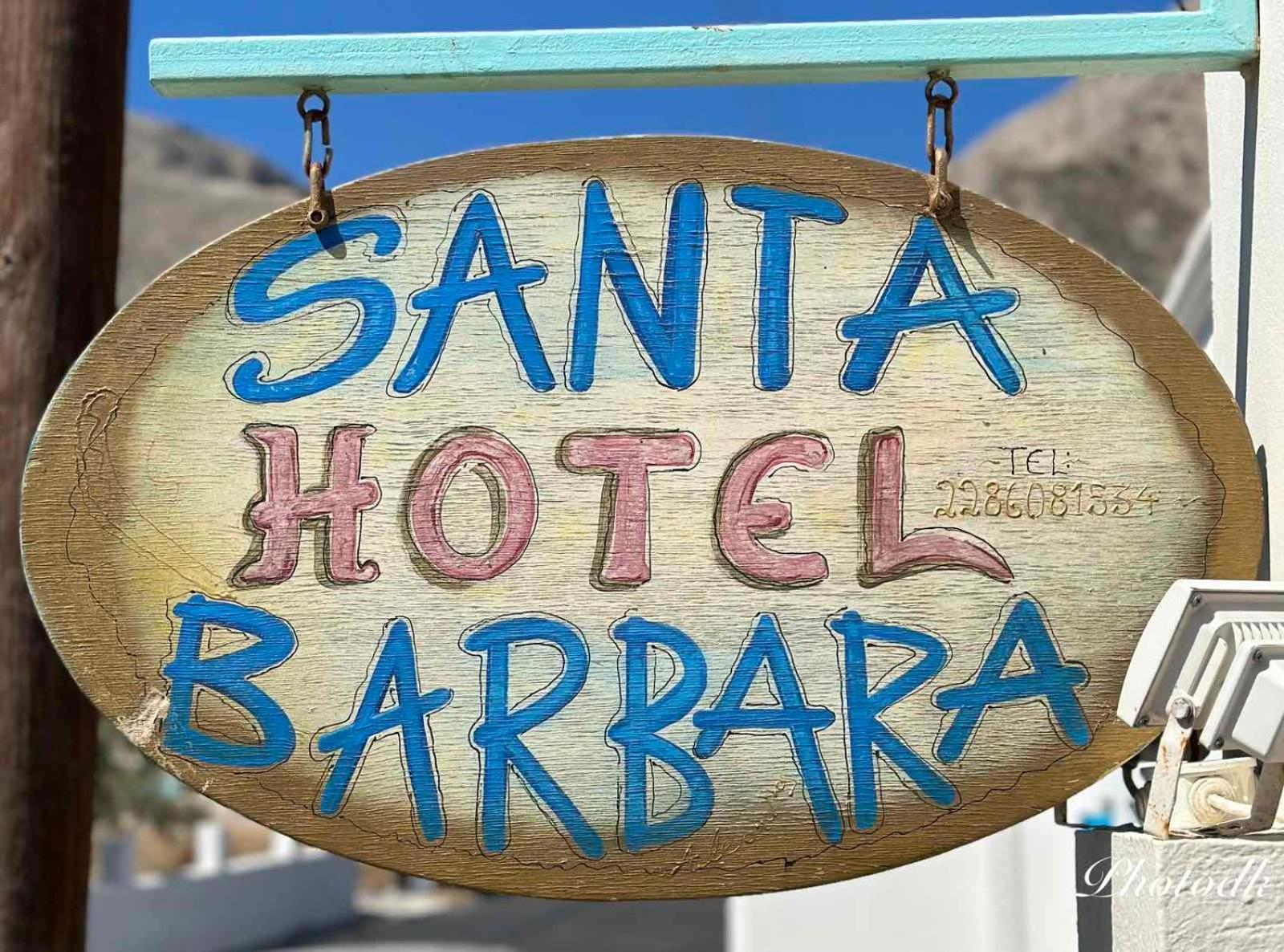 Santa Barbara Hotel Perissa  Exterior foto